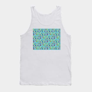 Australian Eucalyptus gum leaves colours of the rainbow Tank Top